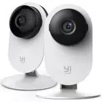 YI Home Camera 1080p Kit da 2, IP Camera WiFi, Telecamera Interno di Sorveglianza con Rilevamento di Movimento