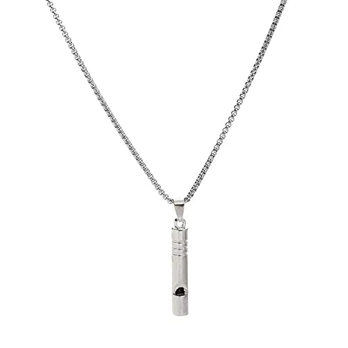 YSuqiBB La collana unisex in acciaio al titanio è il miglior regalo per premiare te stesso o da regalare ad amici e parenti