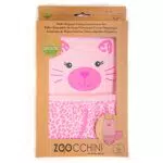 Zoocchini insieme ragazza Canottiera/Culotte, motivo gattino rosa 5  6 anni