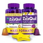 ZzzQuil Natura Integratore con Melatonina pura ed Estratti Di Valeriana Per Dormire