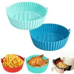 2 PezzoTeglie per Friggitrice ad Aria, Accessori per Friggitrice ad Aria in Silicone