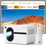 mini proiettore 1080P Connettività WiFi e Bluetooth