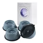 4 Pcs Piedini Antivibrazione Lavatrice, Gomma, Femmina-femmina Universali per Asciugatrice
