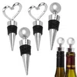 4 tappi per vino, tappo a punta in plastica, tappo per champagne