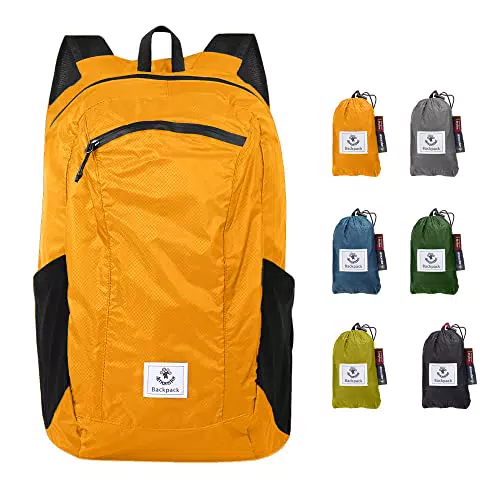 4Monster Zaino da trekking ultra leggero piccolo zaino pieghevole resistente all'acqua per escursioni