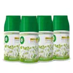 Airwick Kit Freshmatic Profumatore per Ambienti : 4 Freshmatic Ricariche alla fragranza di Fresia Bianca e Gelsomino