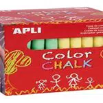 Apli Kids 14575 Gesso Col Assortiti Tondo, 100U