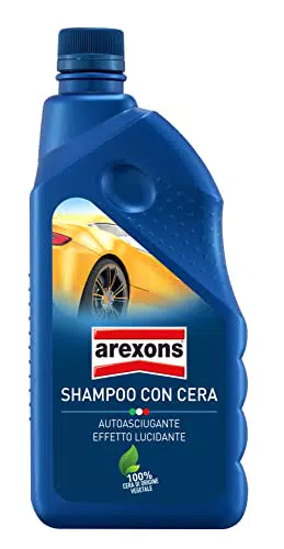 AREXONS, Shampoo con Cera Autoasciugante, Deterge la Carrozzeria
