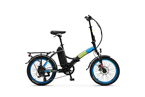 Argento Piuma Foldable E-bike, Ruote 20", Autonomia Max 70 km