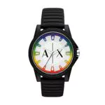 Armani Exchange Orologio da uomo Quarzo/3 Movimento manuale Cassa 44 mm con cinturino in silicone AX2531
