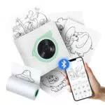 Bisofice Mini Stampante Per Smartphone, Stampante Fotografica Portatile