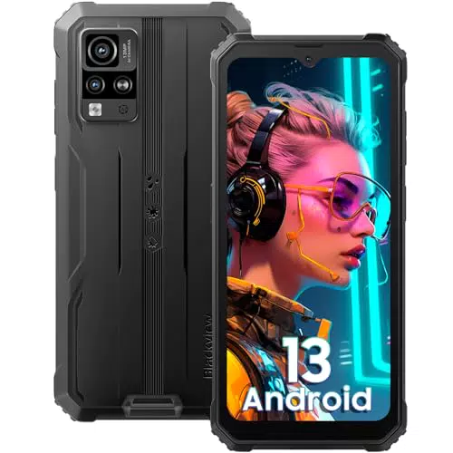 Blackview BV4800 Android 13 Rugged Smartphone, 6.56''HD+/ Corning Gorilla Glass 3