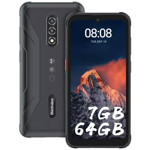 Blackview BV5200Pro Rugged Smartphone, 6.1'' HD+, 7GB RAM+64GB ROM