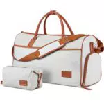 Borsa da viaggio da donna, borsone con scomparto per scarpe