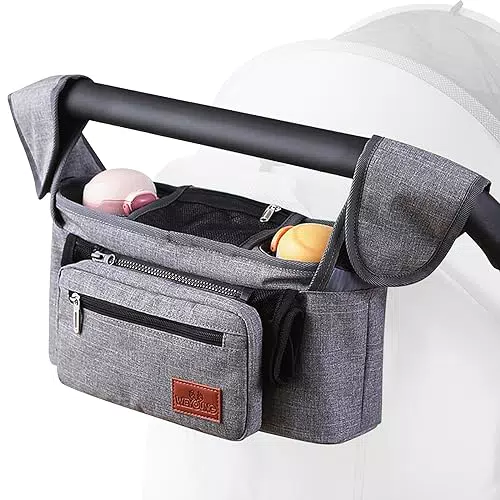 Borsa Passeggino Grande con 2 Portabicchieri Thermos