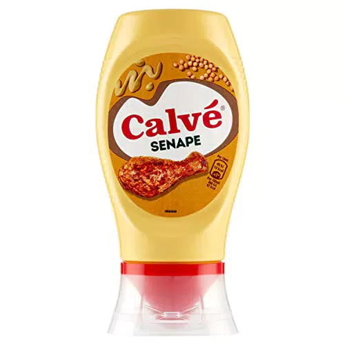 Calvé Senape, Formato 250 ml, Senape Leggermente Piccante Gusto Intenso