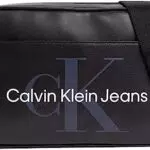 Calvin Klein Jeans Borsa a Tracolla Uomo Monogram Soft Camera Bag Piccola