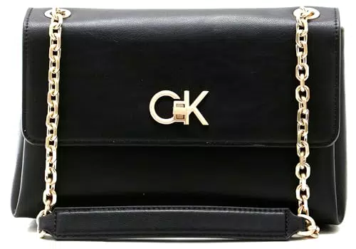 Calvin Klein Re-Lock EW Conv Crossbody, Crossover Donna