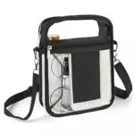 Carastek Borsa a Tracolla Donna Uomo, Borsa a tracolla trasparente con tracolla regolabile