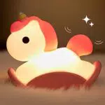 Carastek Luce Notturna Bambini, Lampada Comodino Dimmerabile Silicone