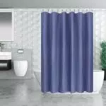 Carttiya Tenda Doccia, Eva Tenda da Bagno Impermeabile e Antimuffa con 3 Magneti Pesanti e 12 Ganci Tenda da Doccia