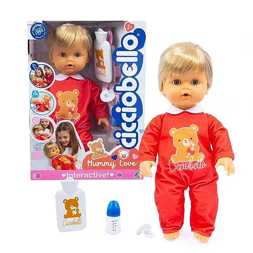 Cicciobello Mummy Love, Bambola Interattiva da 42 cm con Funzioni Realistiche di Coliche e Fame