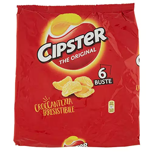 Cipster the Original, Chips di Patate Croccanti, Gusto Leggero e Forma Iconica