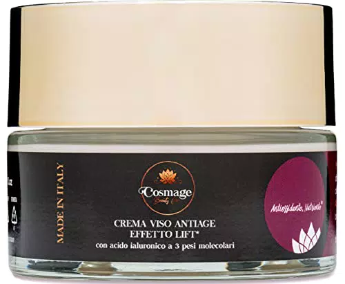 Cosmage Beauty Care Crema Viso Acido Ialuronico, Antirughe