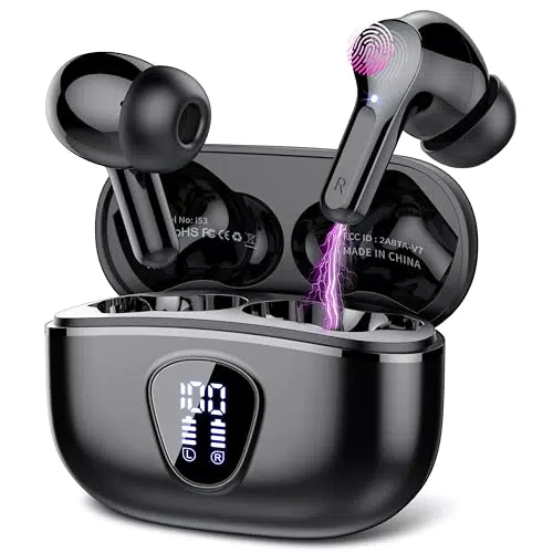 Cuffie Bluetooth BESNOOW, Nero