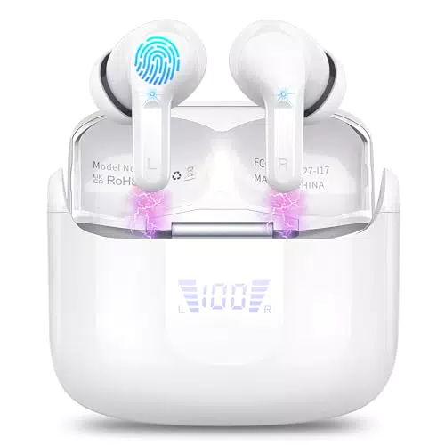 Cuffie Bluetooth, Auricolari Bluetooth 5.3 Stereo HiFi Cuffie Wireless