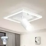 Dehobo Faretti da Soffitto, Lampadario LED Soffitto Bianco 18W Orientabile