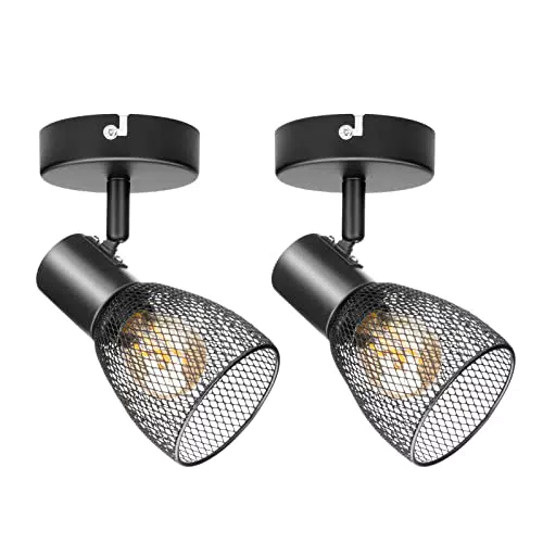 Dehobo Faretti Led Interno, Faretti da Soffitto Orientabili 2 pezzi