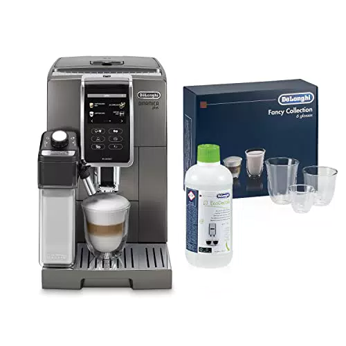 De'Longhi Dinamica Plus Perfetto ECAM370.95.T, Macchina Automatica per Caffè in Chicchi