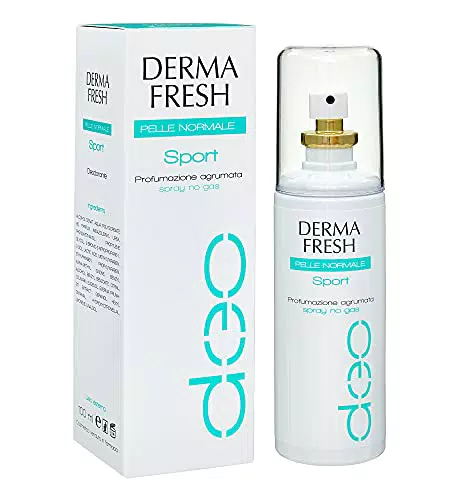 Dermafresh Pelle Normale Sport Deodorante Spray con Profumazione Agrumata Post Allenamento - 100 ml