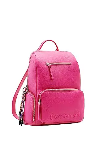 Desigual Posteriore, Back_Mezzo Logo Chester Donna, Colore: Rosso