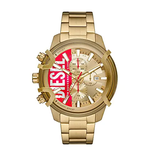 Diesel Orologio Griffed da uomo, movimento cronografo