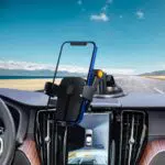 DMJWAN Supporto per Cellulare per Auto Supporto Universale per Telefono da Auto Montaggio su Cruscotto Parabrezza Compatibile con Tutti gli Smartphone