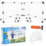 Dreamon Set di 2 Porte da Calcio per Bambini con Palla e Pompa