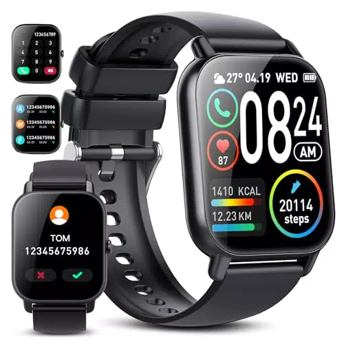 DUSONLAP 2024 Smartwatch, 1, 85" Schermo Smartwatch Uomo con Chiamata Bluetooth e Risposta Vivavoce