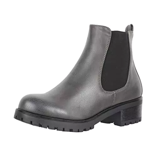 Elara Stivaletti da Donna Chelsea Boots Chunkyrayan P S160-Grau-40
