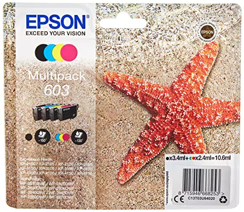 Epson Stella Marina Serie 603, Cartucce per Stampante Getto d'Inchiostro