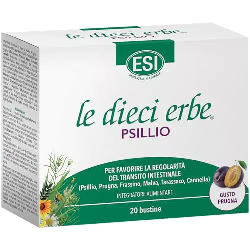 ESI - Le Dieci Erbe Psillio, Integratore Alimentare a Base di Psyllium