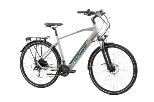 F.lli Schiano E-Wave 28" E-Bike, Bici Elettrica da Trekking con Motore 250W e Batteria al Litio 36V 11