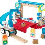 Fisher-Price - Wonder Makers Ufficio Postale con Binari e Costruzioni Giocattolo per Bambini 3+ Anni