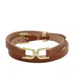 Fossil Bracciale donna, Bracciale Heritage D-Link in pelle