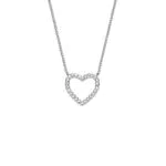 Fossil Collana da donna Sadie Open Hearted in acciaio inox