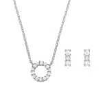 Fossil Set Da Donna In Argento, Lunghezza: 406mm+50mm