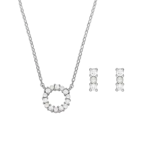 Fossil Set Da Donna In Argento, Lunghezza: 406mm+50mm