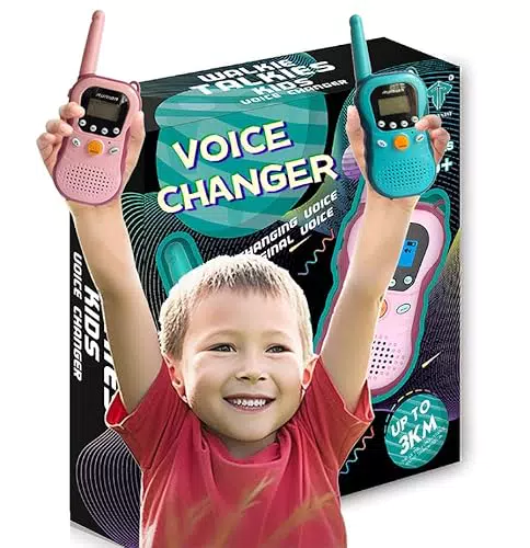 FumyFumy Walkie-talkie Bambini Giocattol Giocha, Walkie Talkie Bambini All'aperto Giocattoli per 3-12 Anni