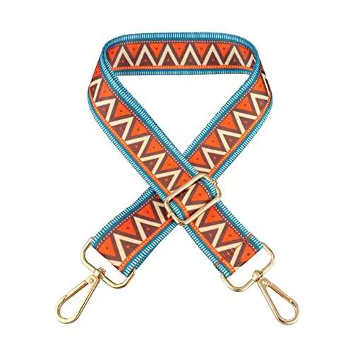 FuninCrea Tracolla per Borsa Donna Ricambio, 3.8cm Colorate Tracolle per Borse
